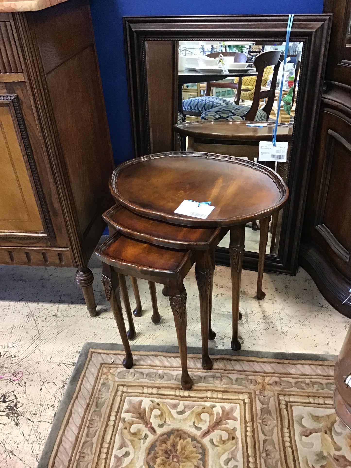 Mahogany Nesting Tables - SET 3