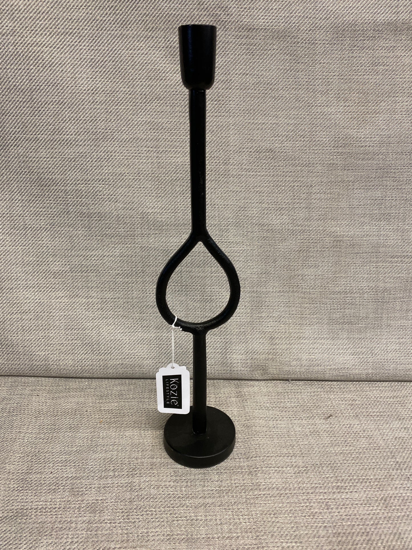 New! Koppers Home Candleholder - Black