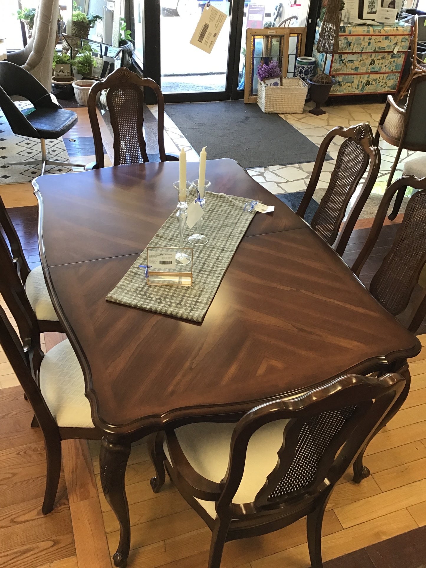 Gorgeous Vintage Solid Cherry Dining Set