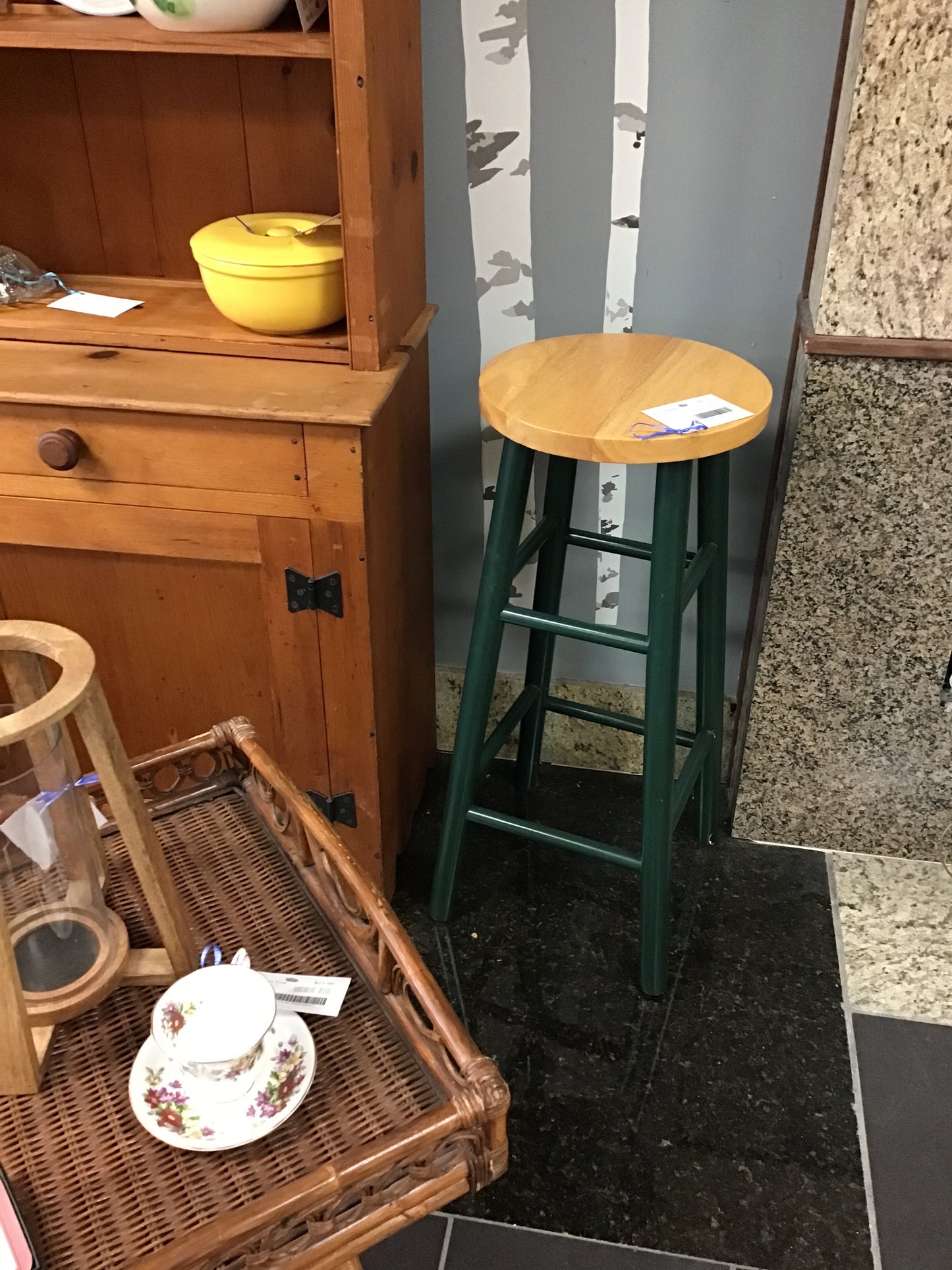 Round Wooden Stool