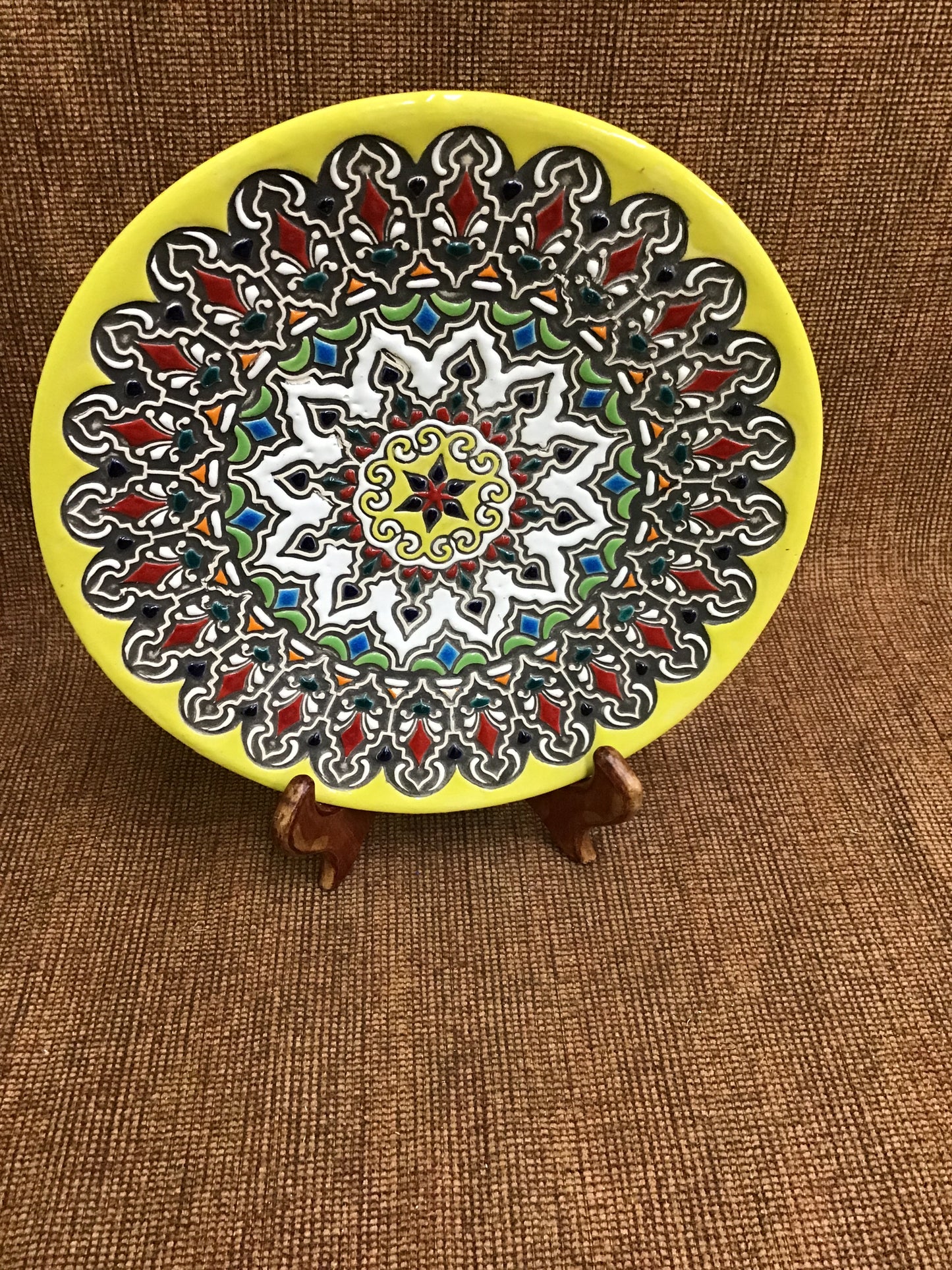 Gorgeous! Hand Painted Decorative Plate