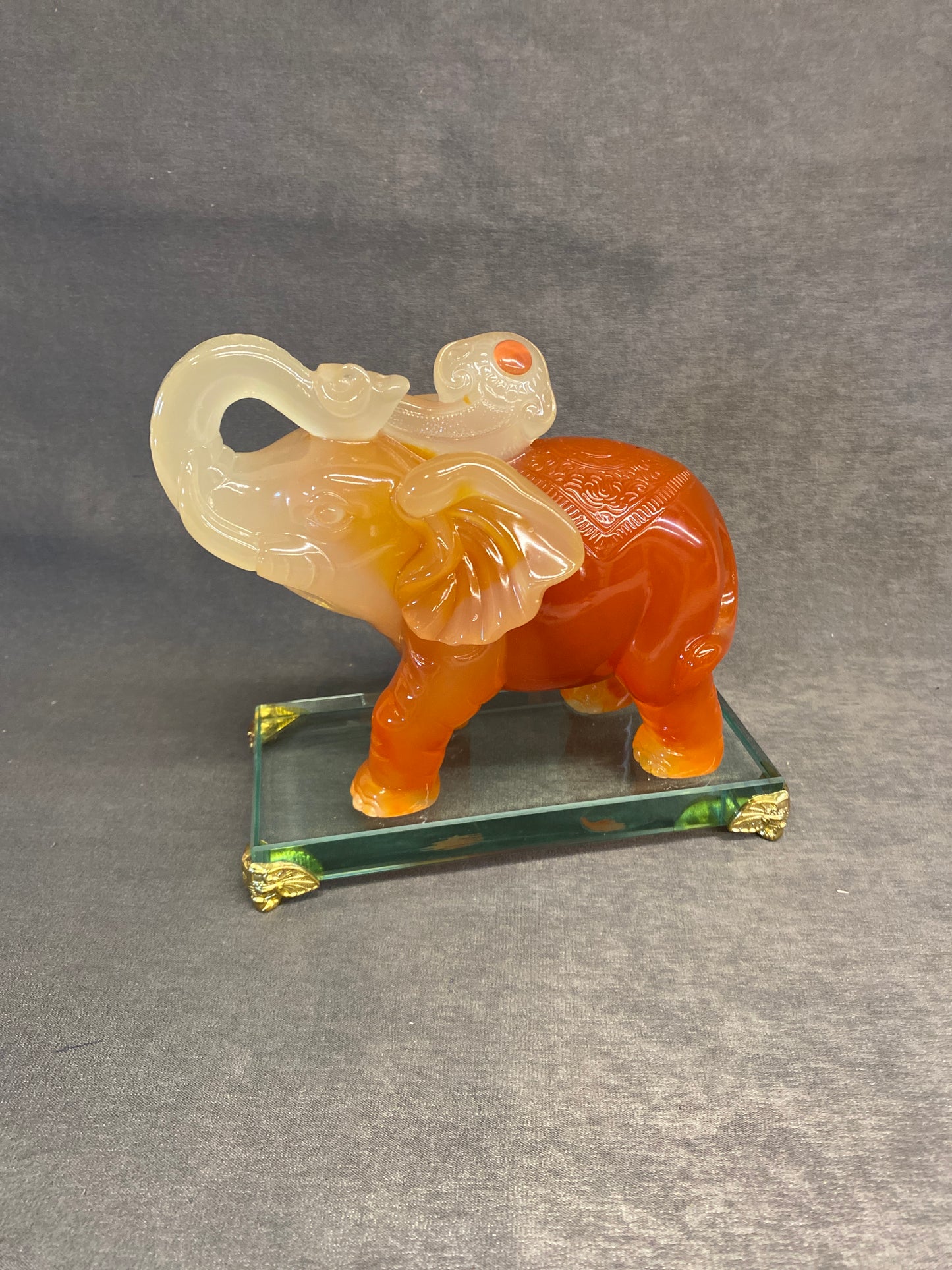 Elephant Statue - Orange