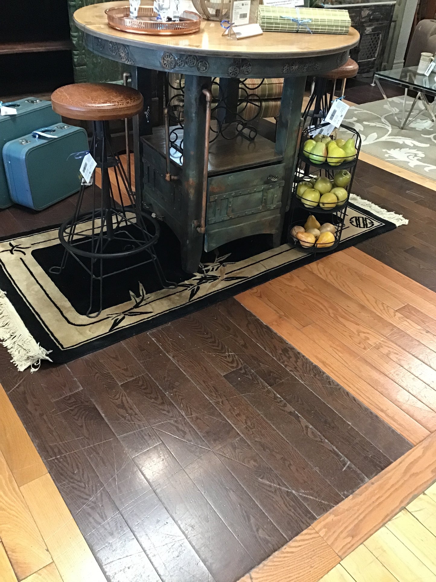 Fringed Wool Area Rug