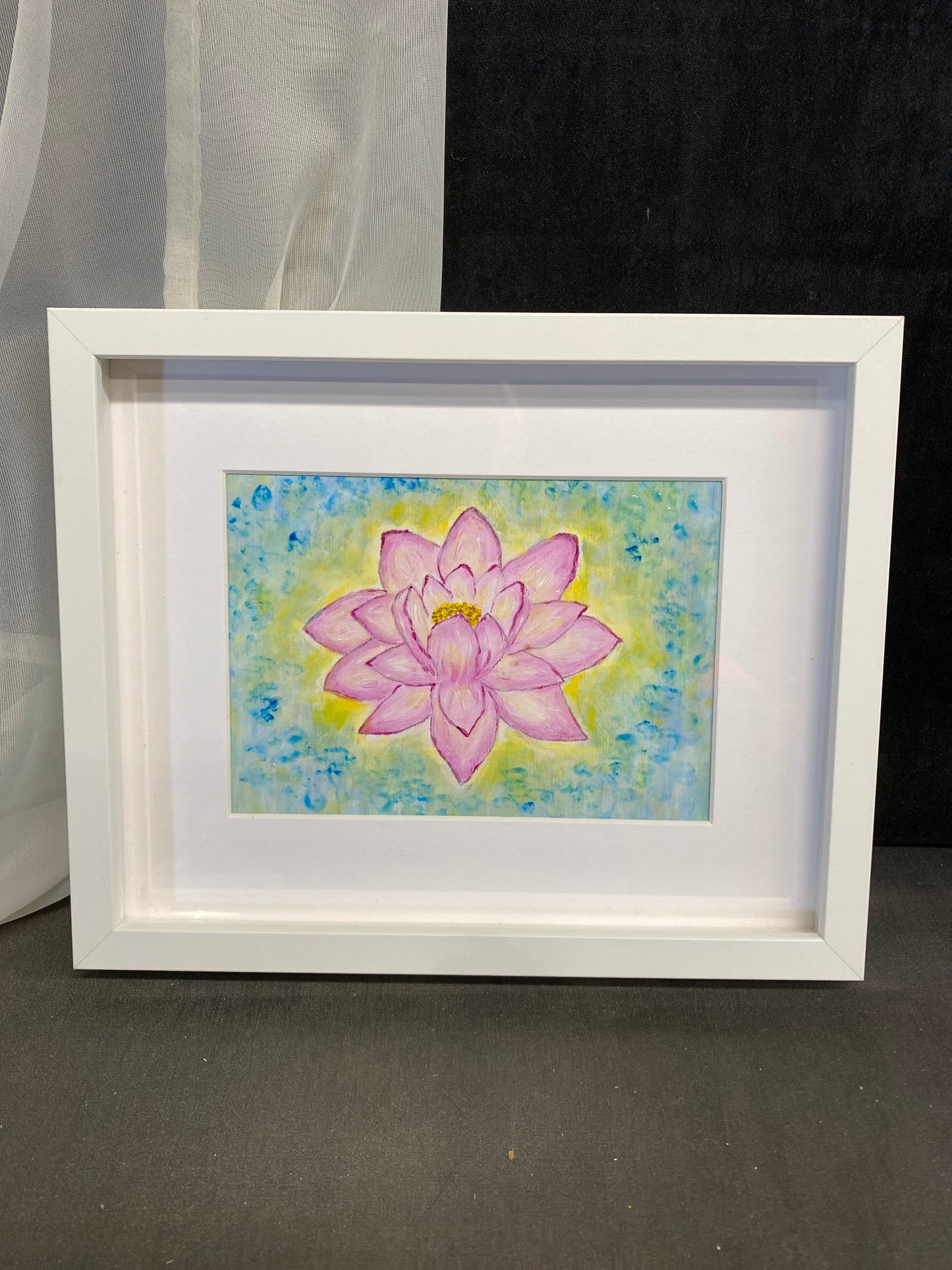 Framed Painting - Water Lily