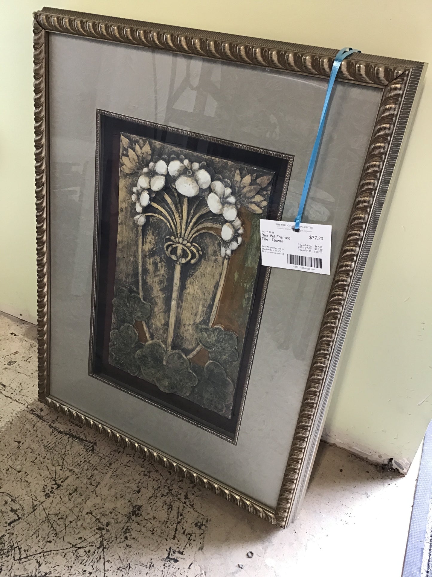 Ren-Wil Framed Tile - Flower