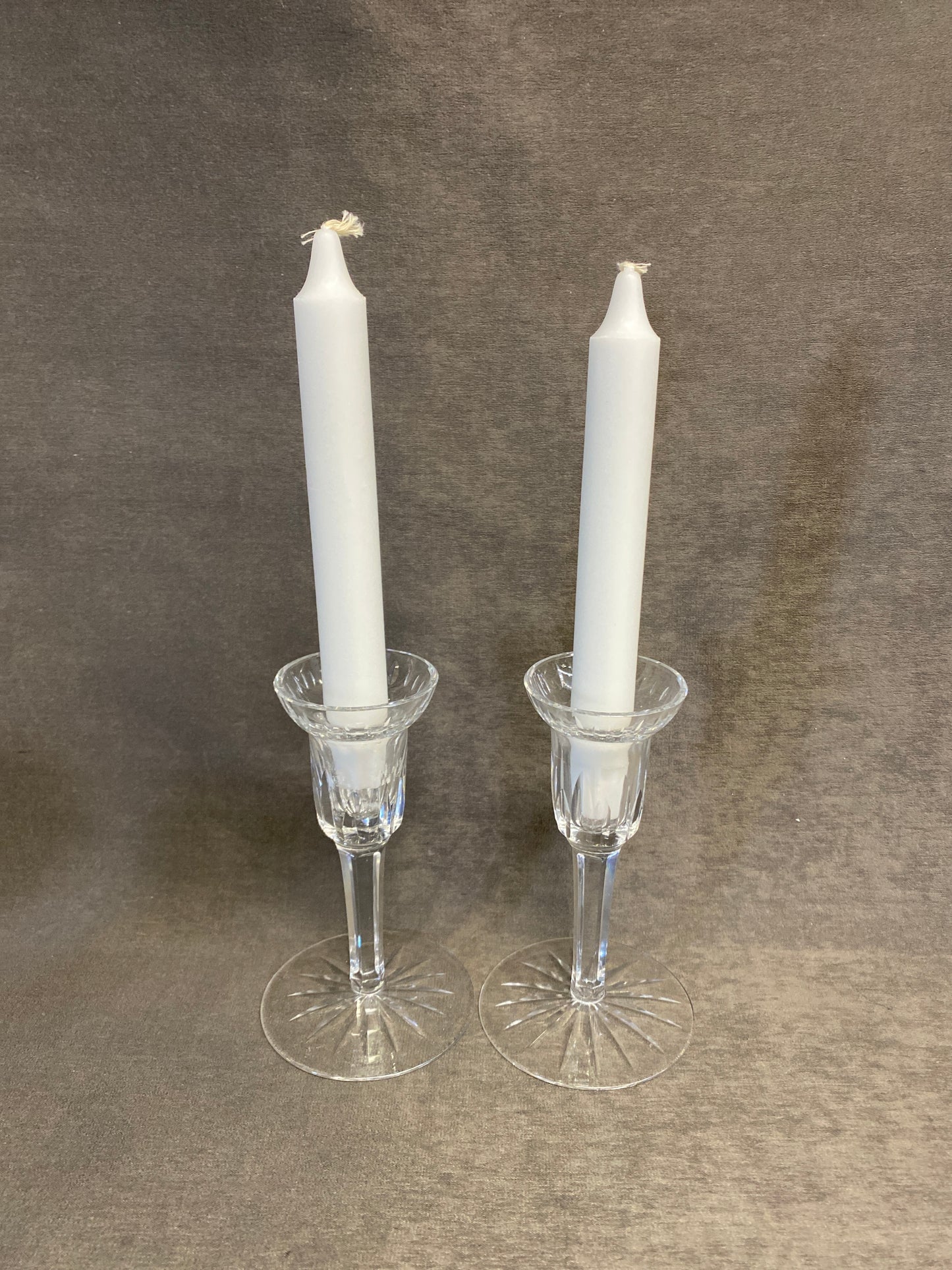 Pair Waterford Crystal Candlesticks
