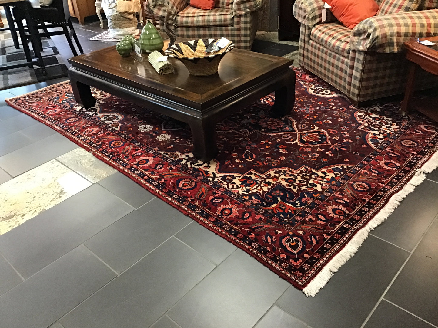 Red Patterned Rug