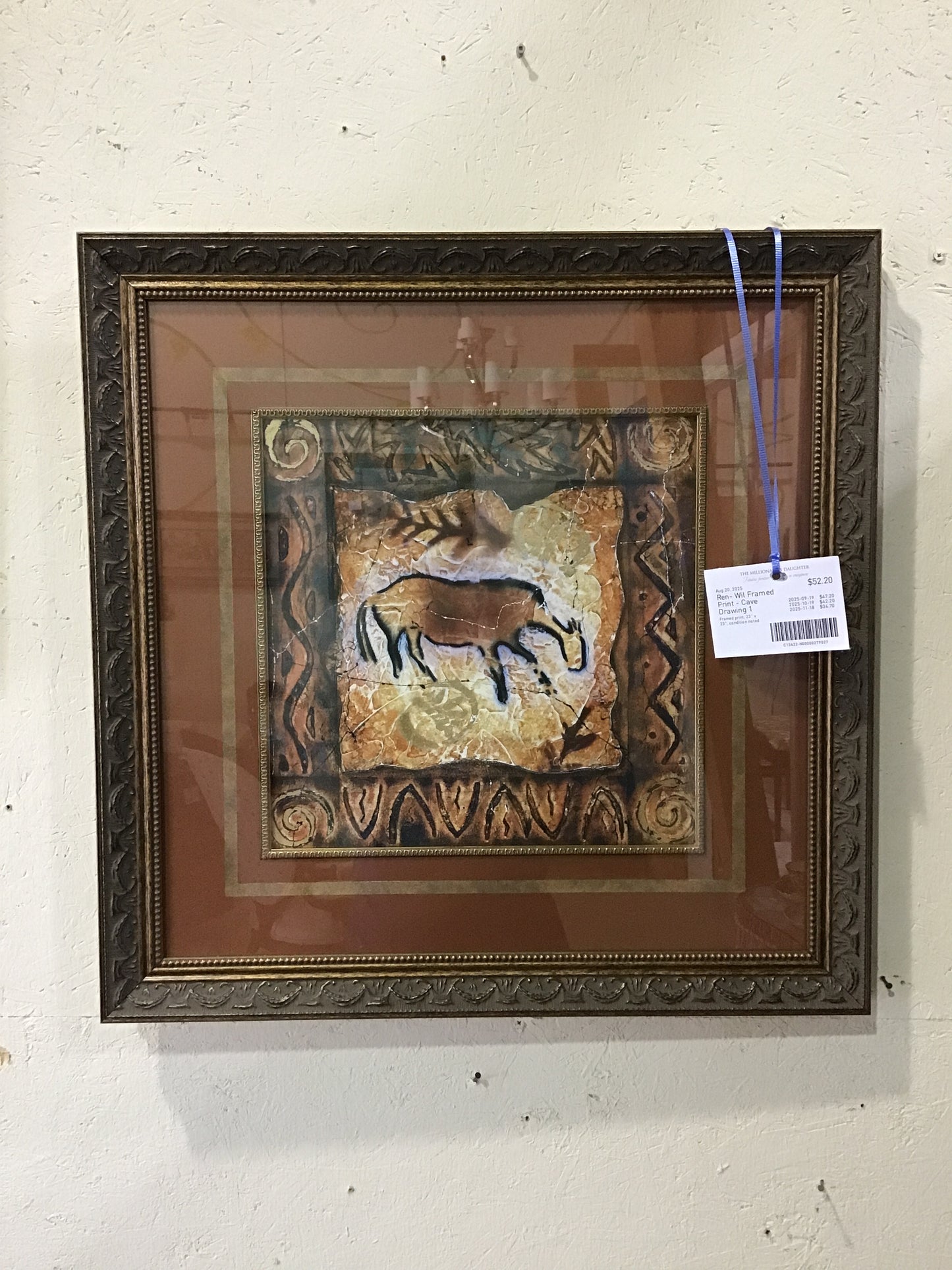 Ren- Wil Framed Print - Cave Drawing 1