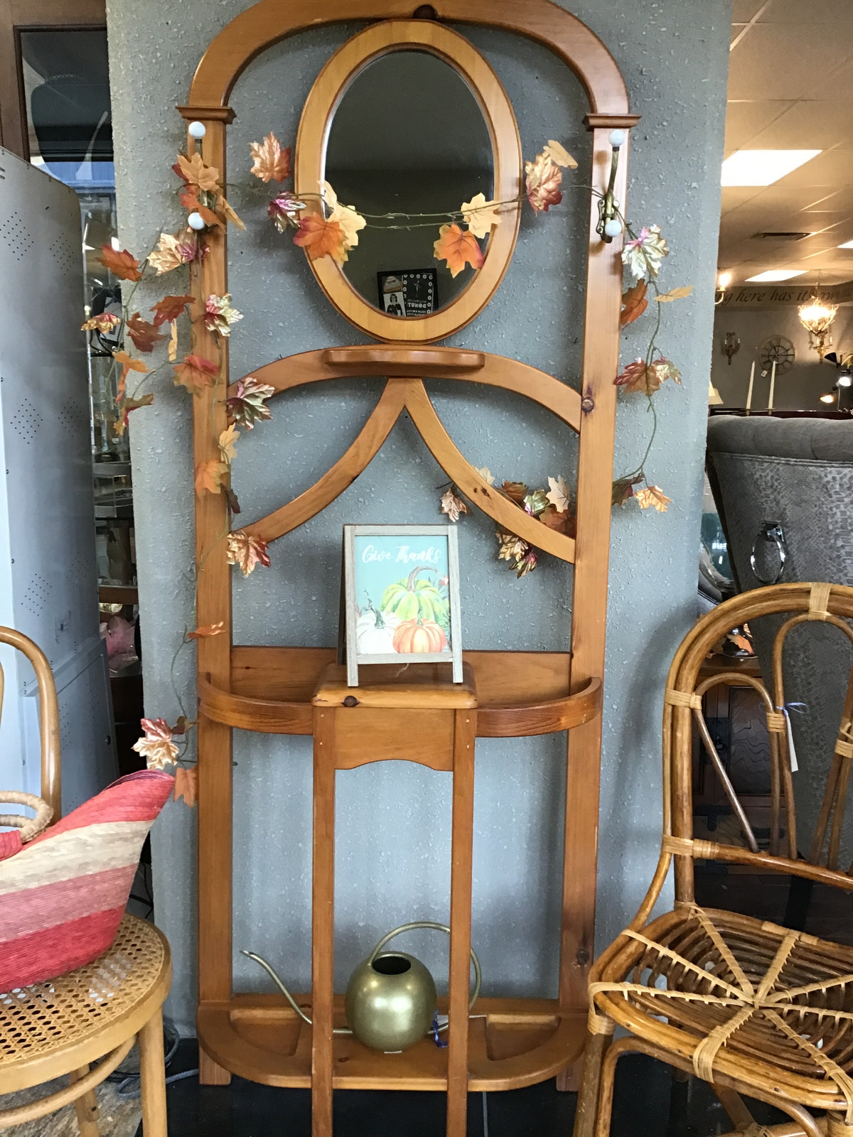 Solid Pine Hall Stand