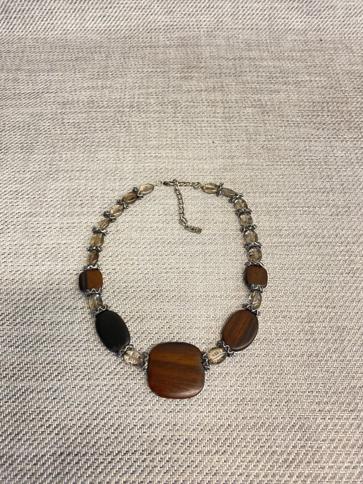 Vintage Kien Necklace - Wood Beads