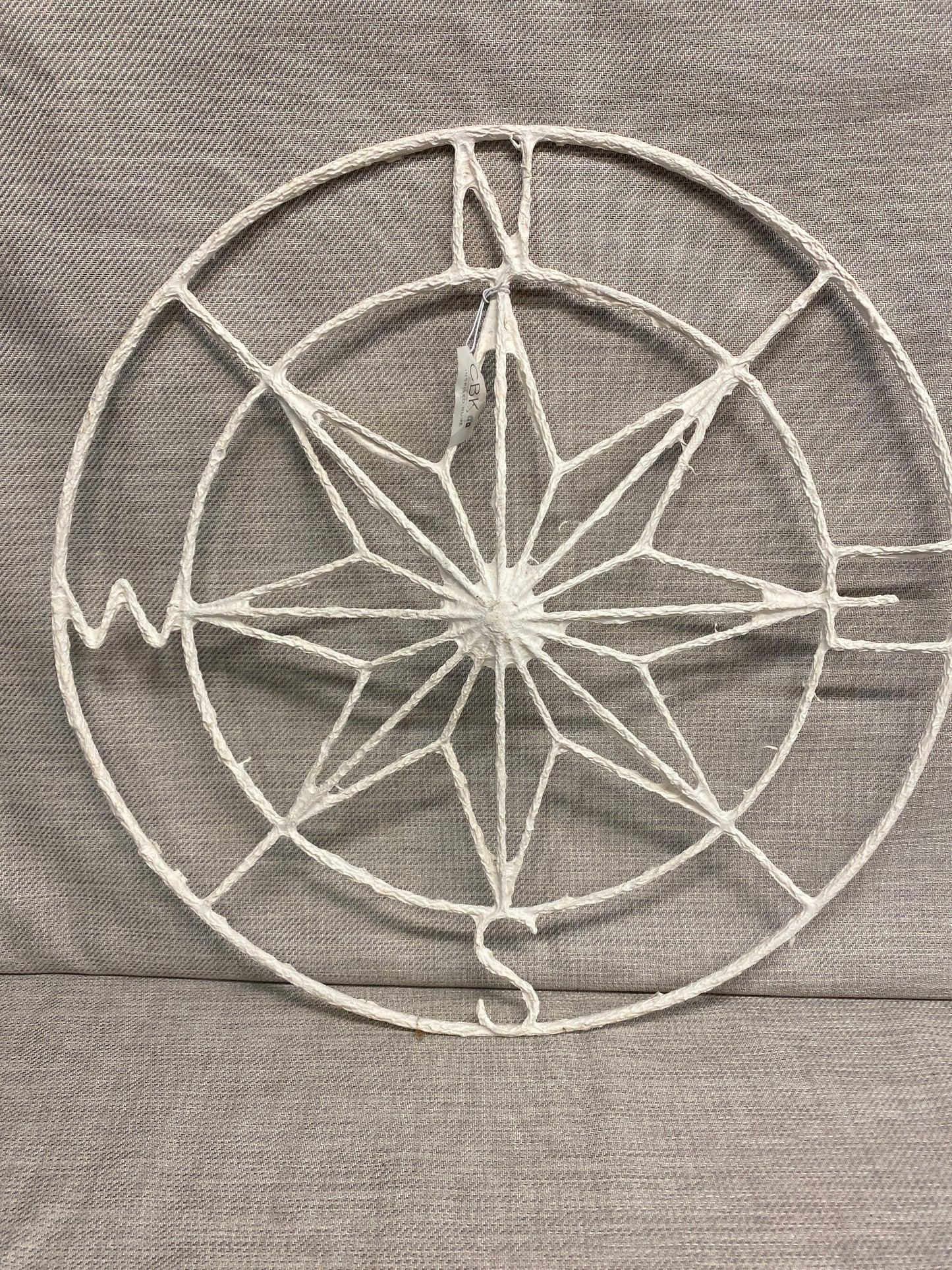 NEW! CBK Wall Decor - White Compass