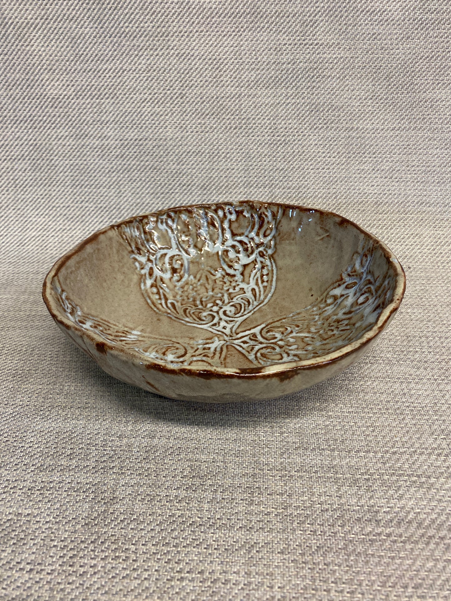 Janet Cann Studio Pottery Bowl - Blue