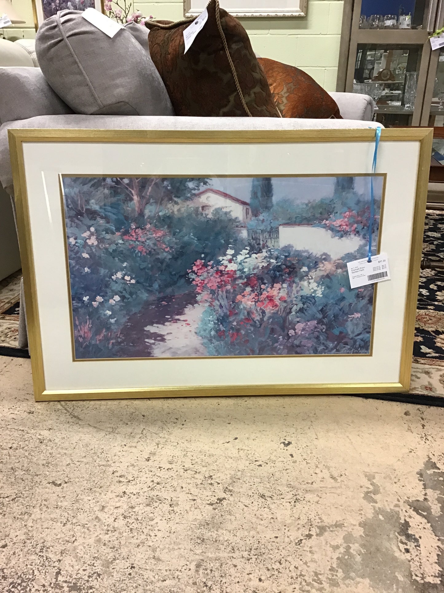 Framed Print - Garden Path