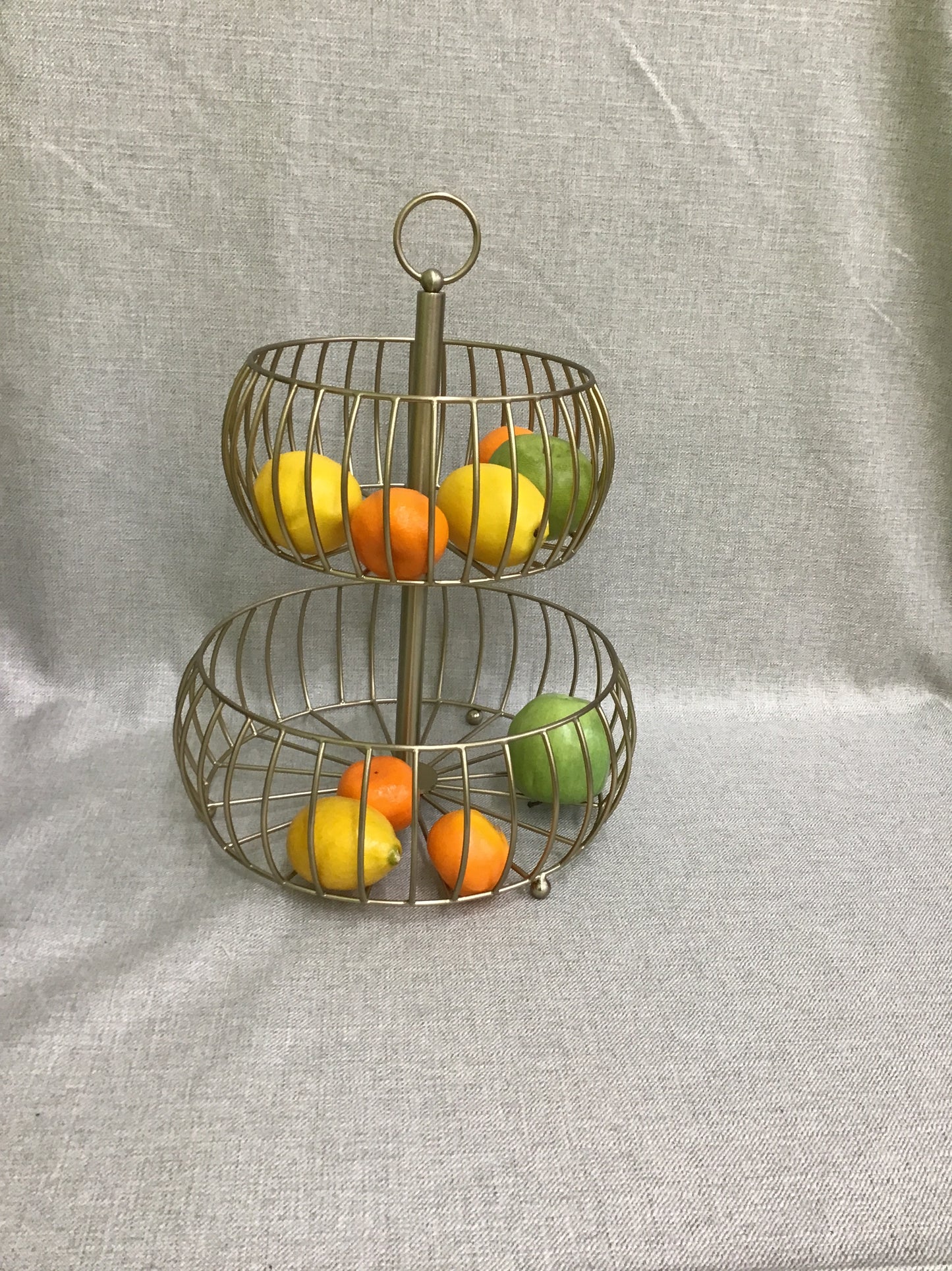 2 Tier Metal Fruit Basket