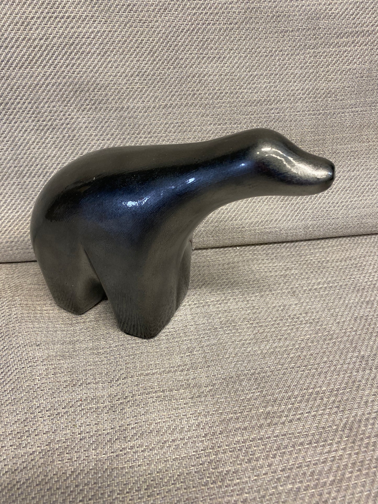 New! Grey Porcelain Bear - Condition