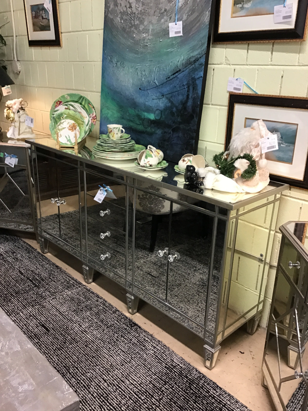 Mirrored Dresser
