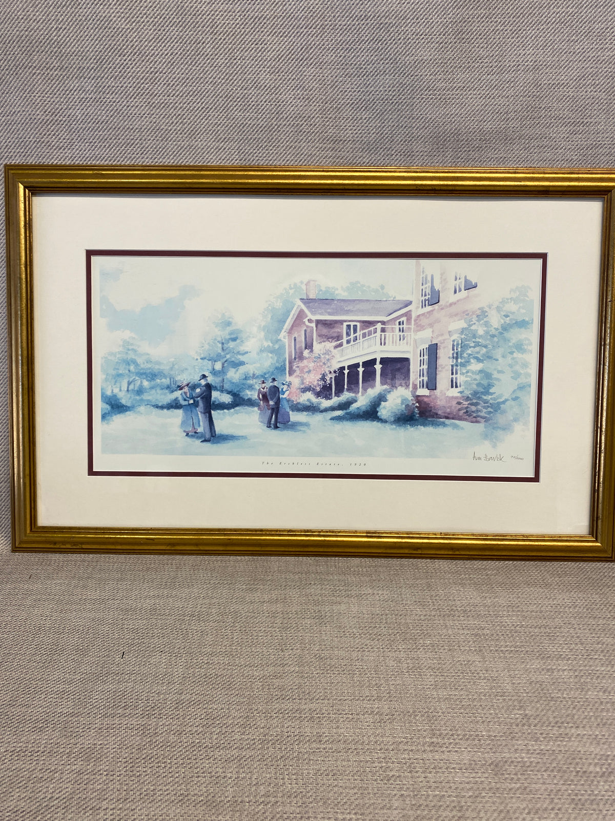 Framed Print - Erchless Estate 1920