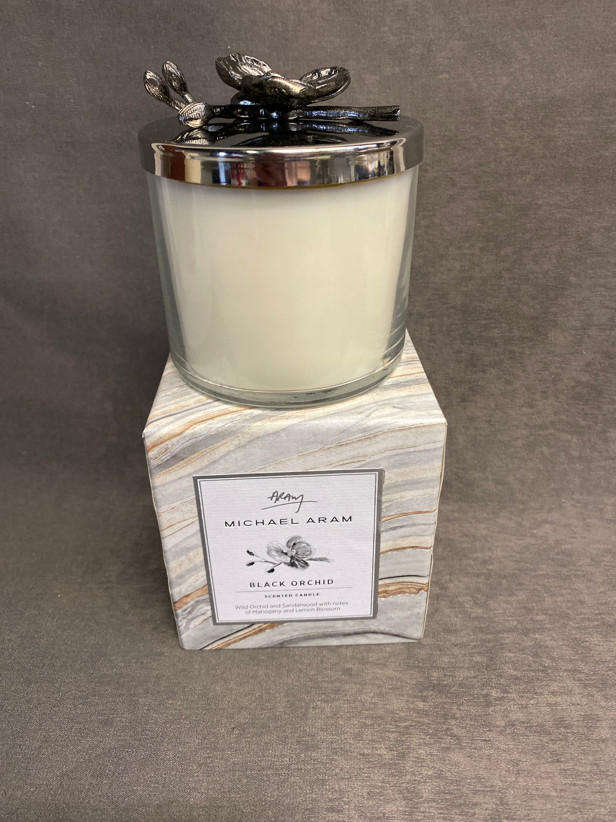 Michael Aram - New in box-Black Orchid Candle
