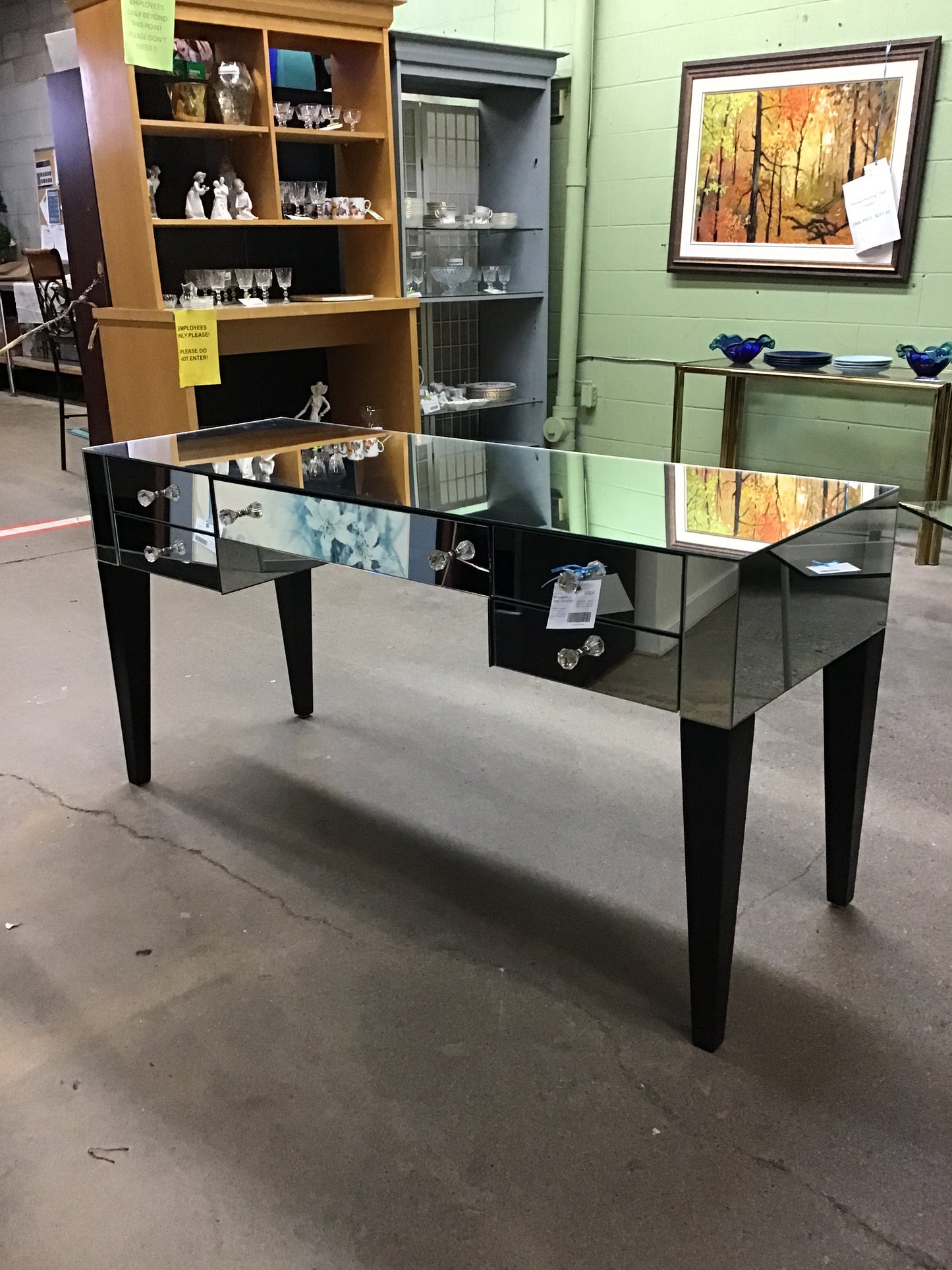 Mirrored Vanity Desk - Condition