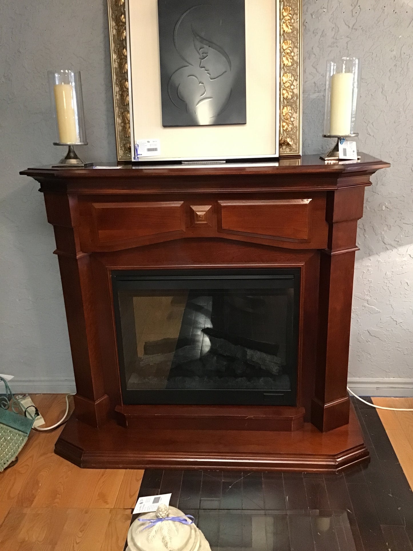 Solid Wood Dimplex Electric Fireplace