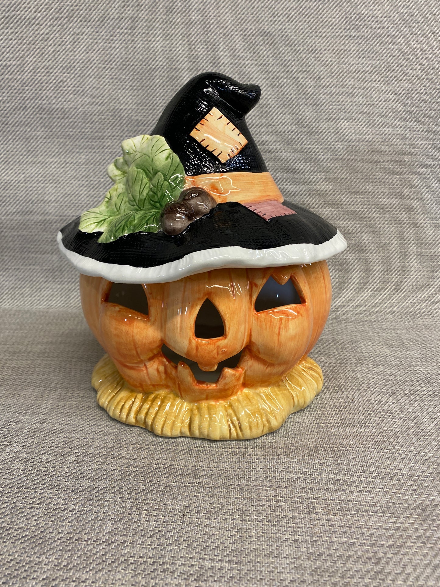 Halloween Ceramic Jack O' Lantern