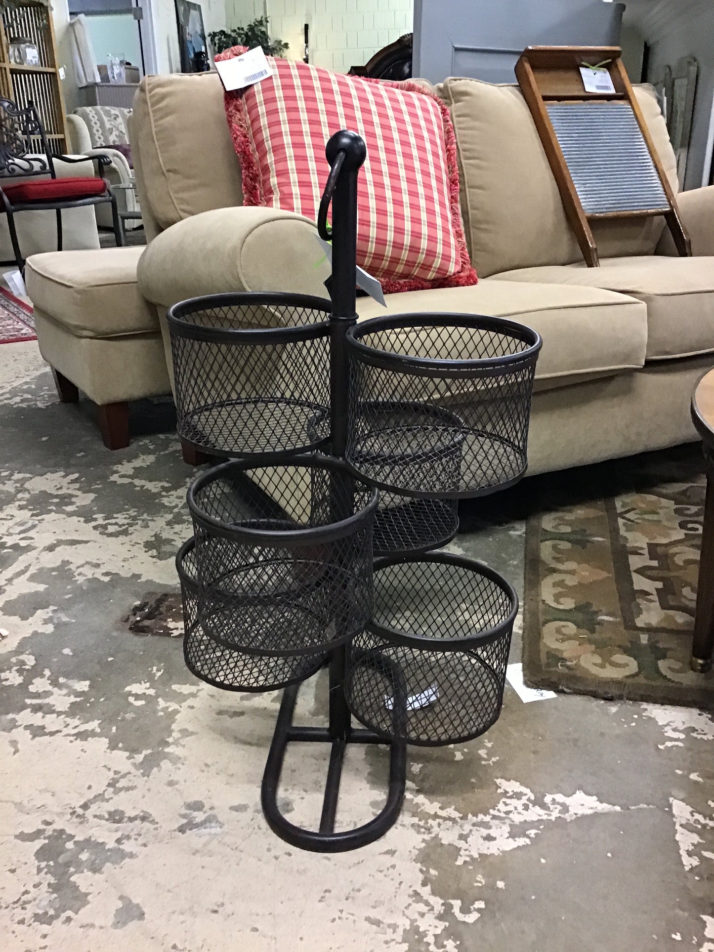 New! 3-Tier Swivel Baskets Stand