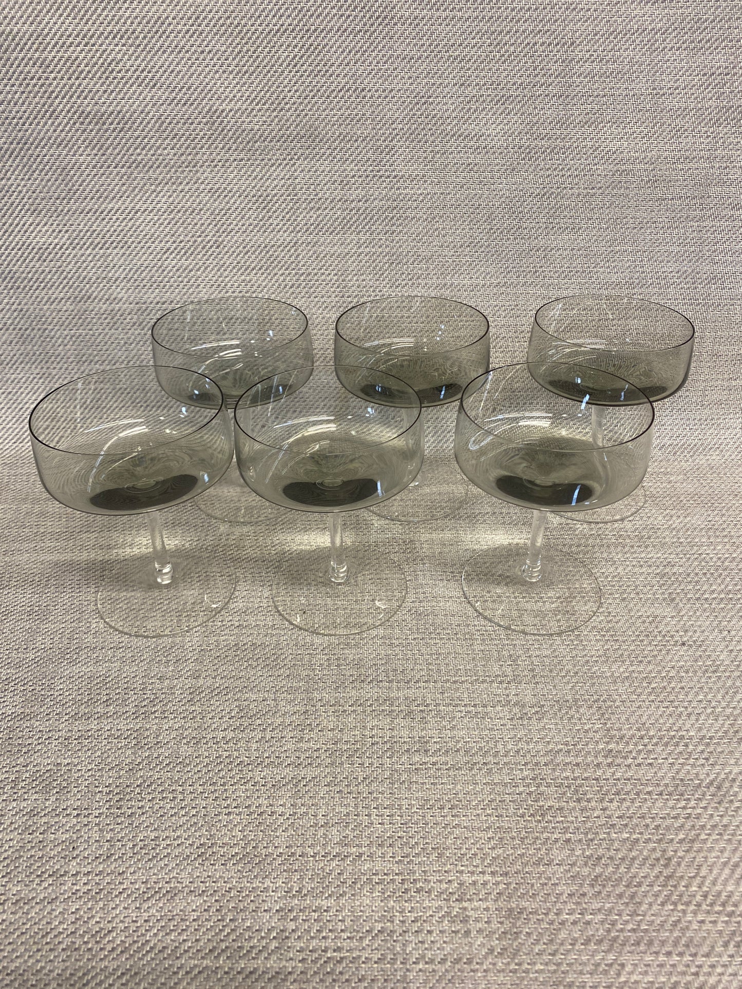 Cora Smoke SET 6 Champagne/Tall Sherbet