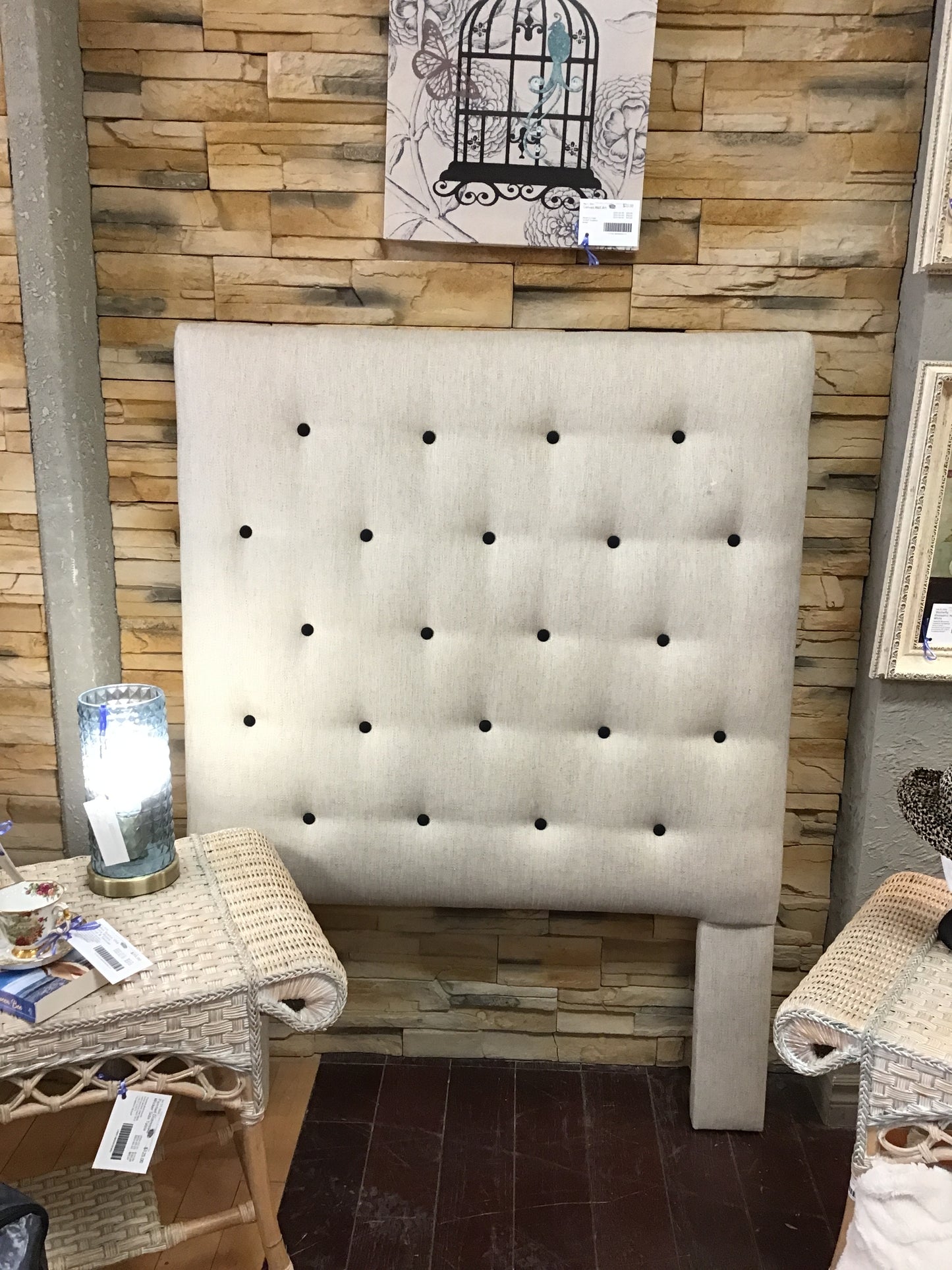 Twin Fabric Headboard