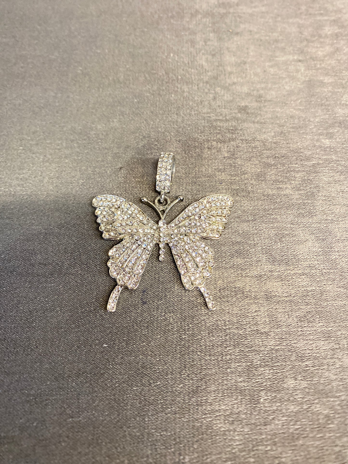 Rhinestone Pendant - Butterfly