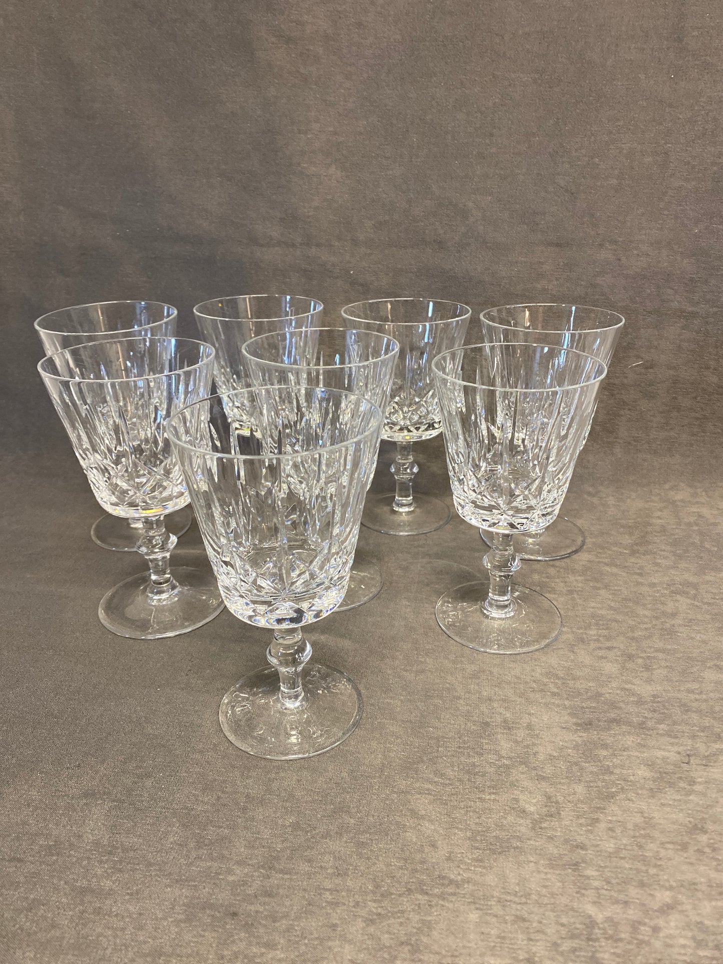 Set 8 Cross & Olive Goblets