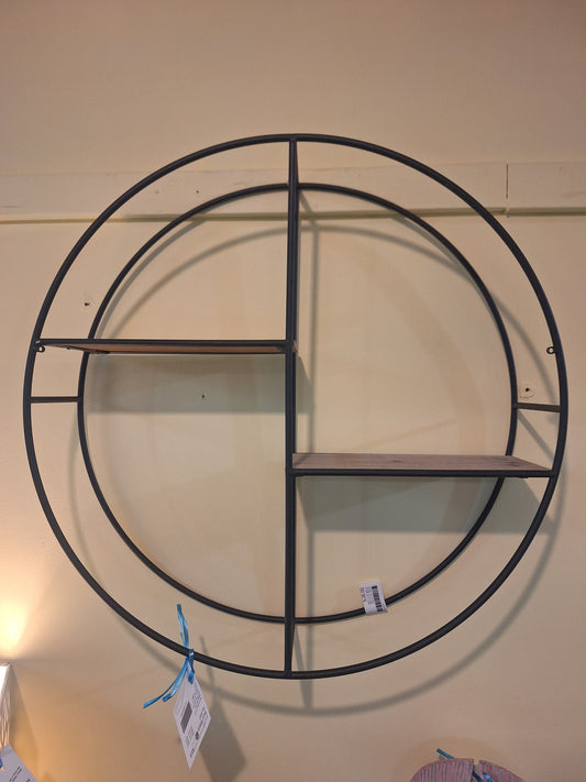 Round Hanging 2-Tier Shelf