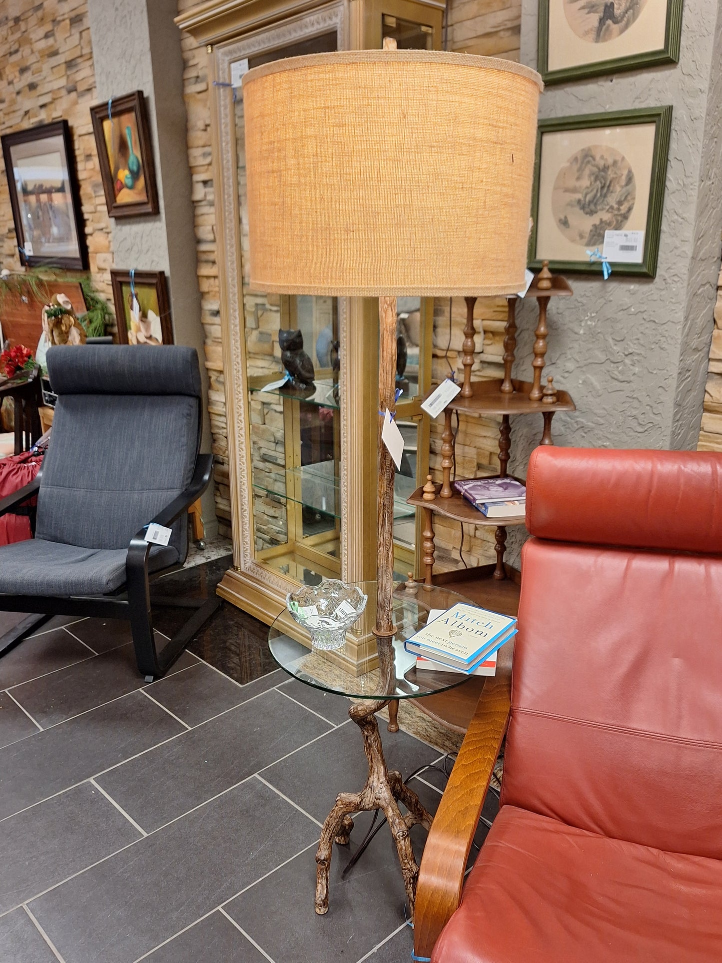 Pacific Coast Beachwood Floor Lamp- 65"h