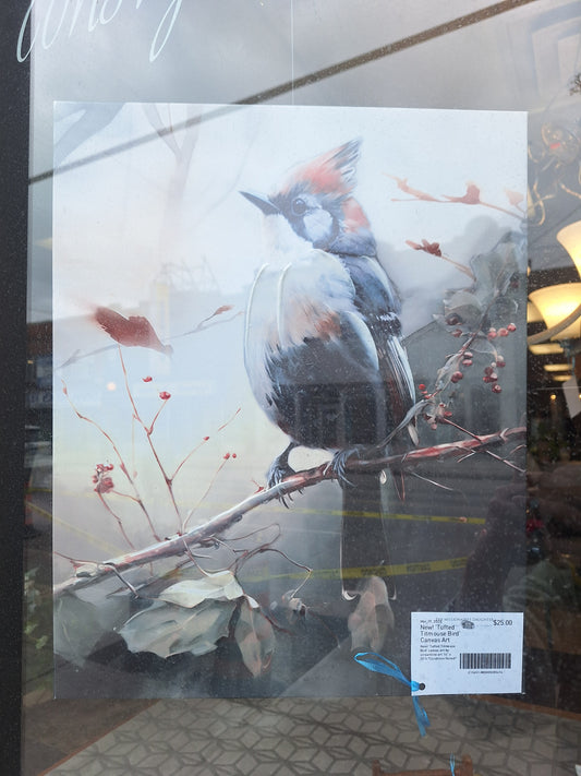 New! 'Tufted Titmouse Bird' Canvas Art