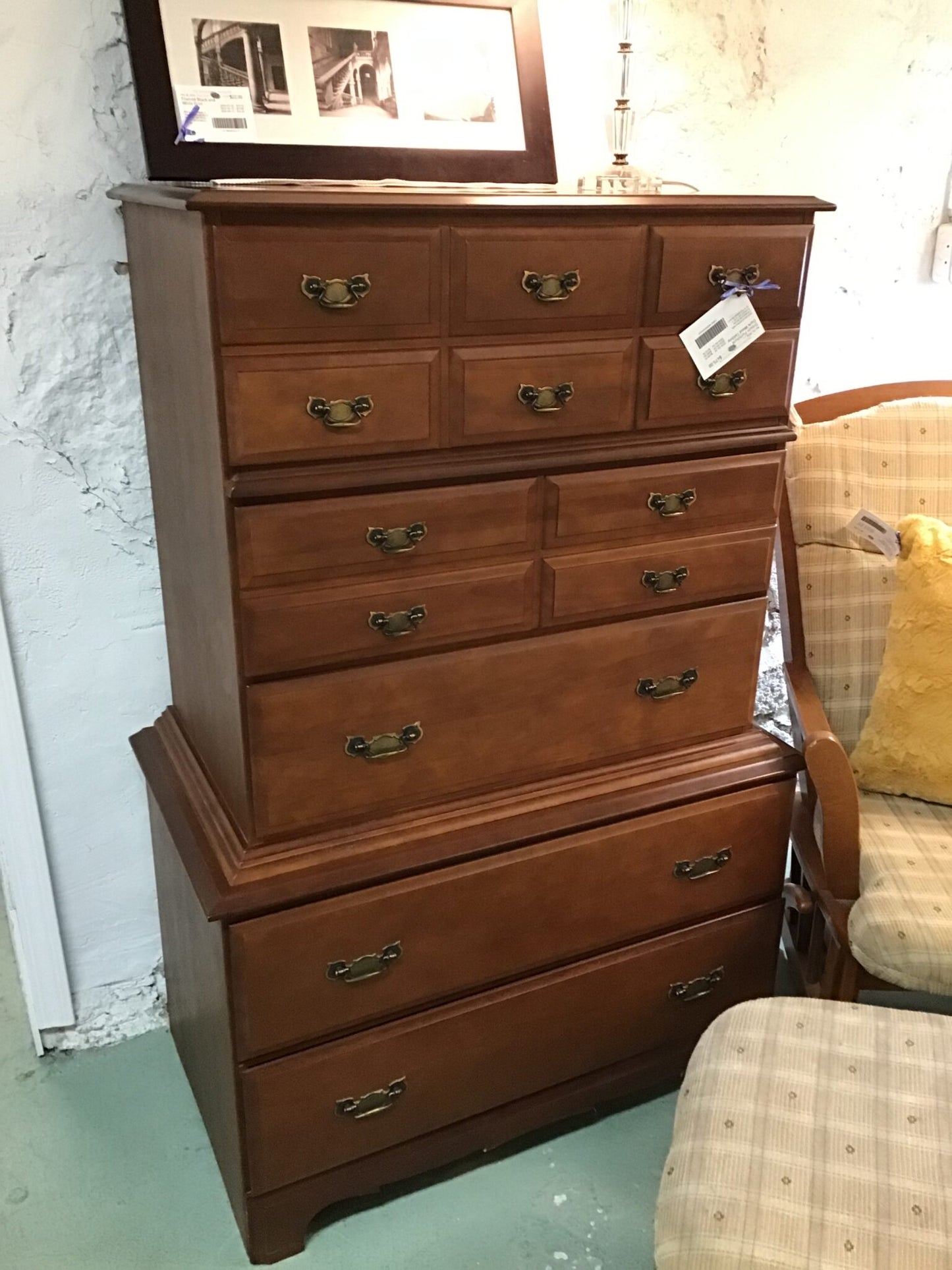 Drouin Furniture Dark Wood Tallboy
