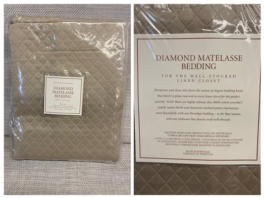 NEW! Restoration Hardware Euro Sham