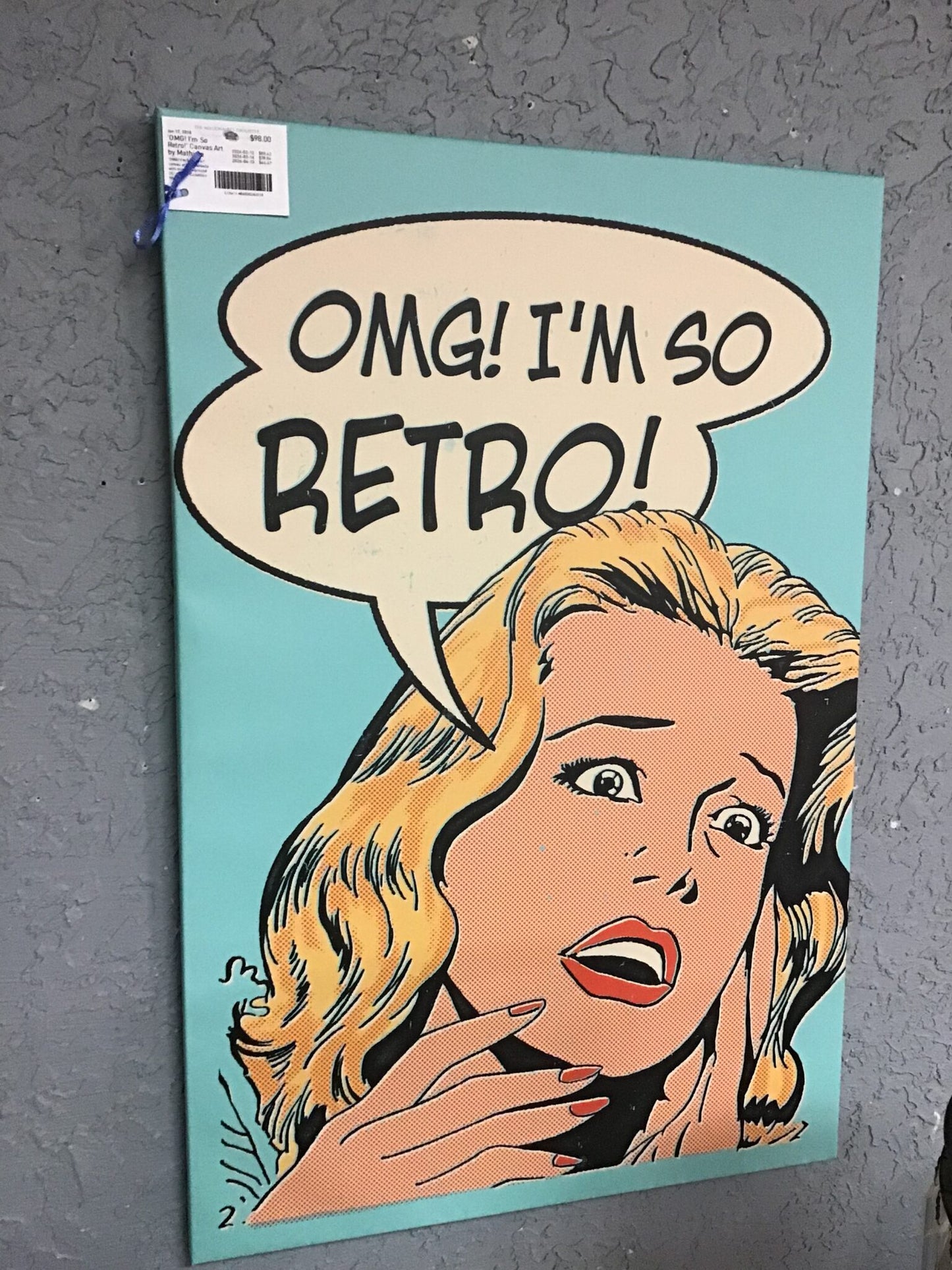 'OMG! I'm So Retro!' Canvas Art by Mathiole