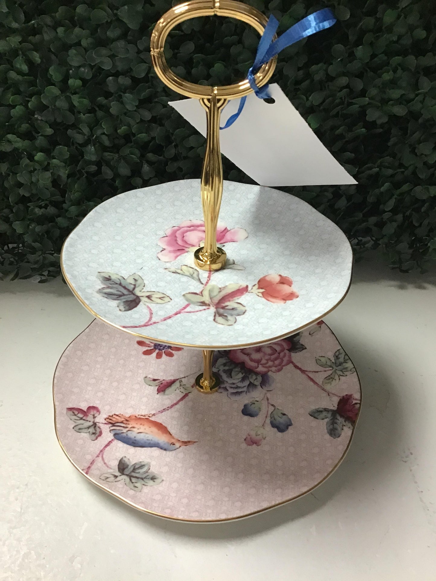 Wedgwood 'Cuckoo Tea Party' 2-Tier Dessert Plate