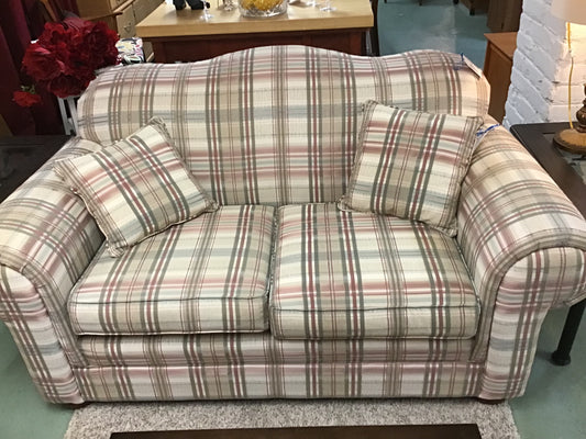 Striped Loveseat