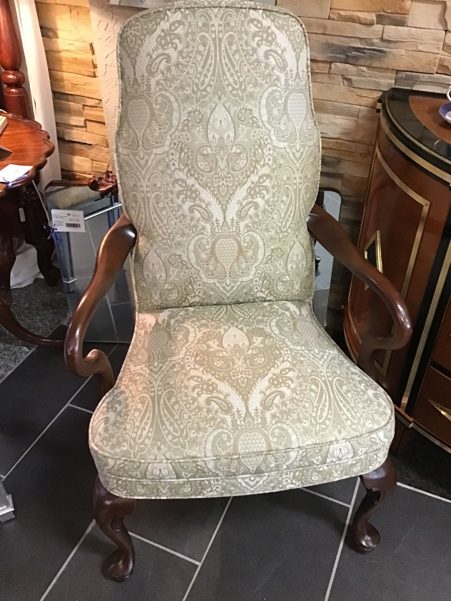 Vintage Queen Anne Armchair