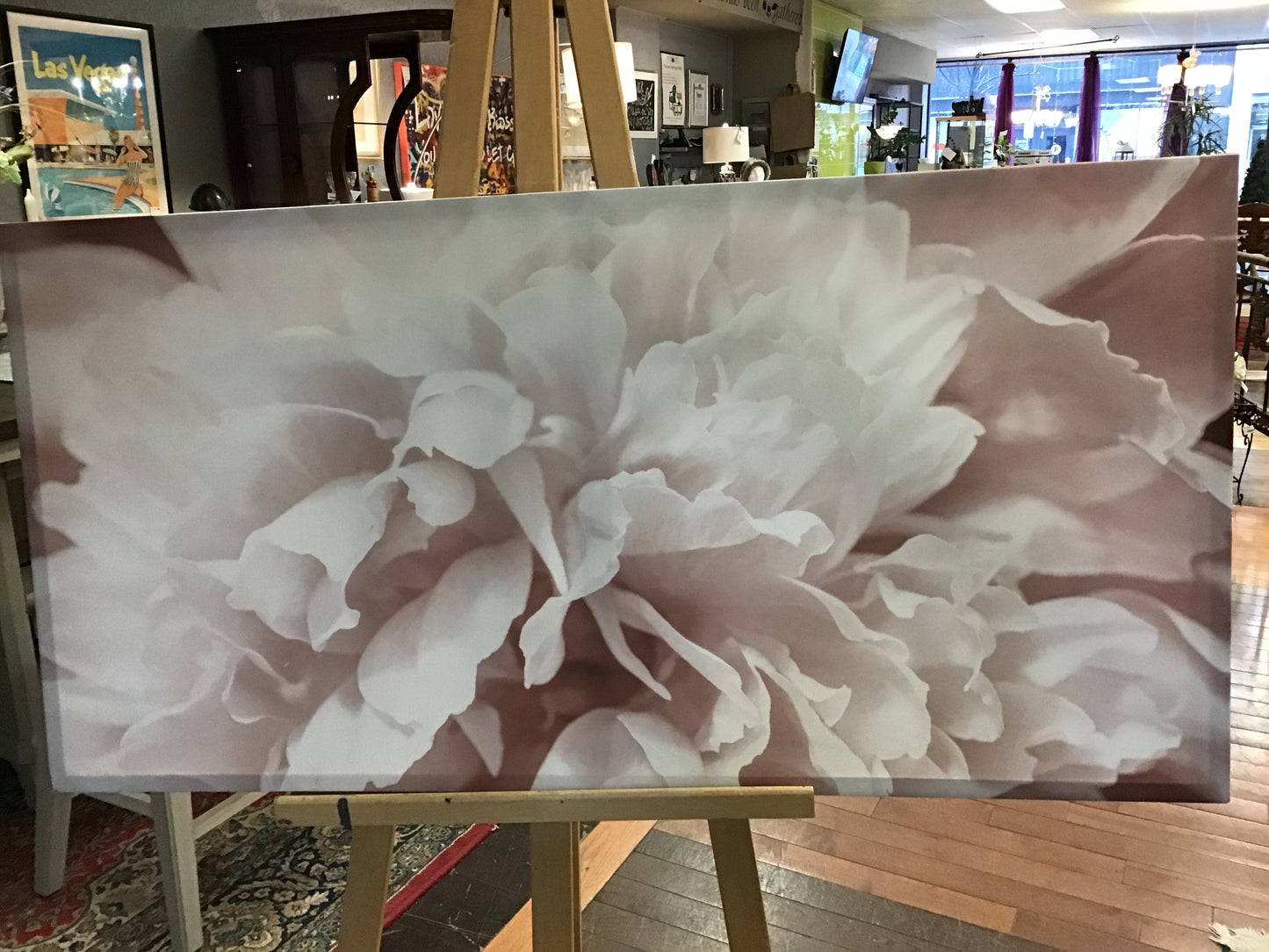 Wrapped Canvas Art  Peony