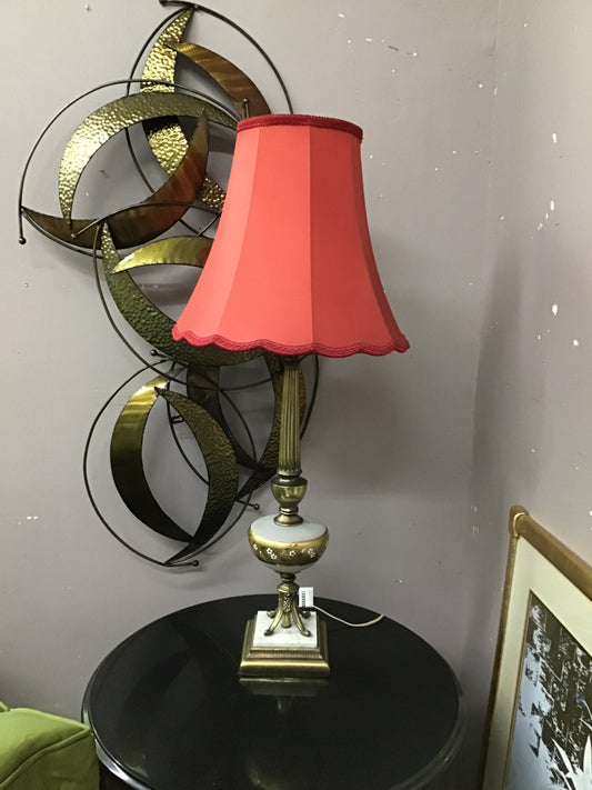 Hollywood Regency Table Lamp- 37"h