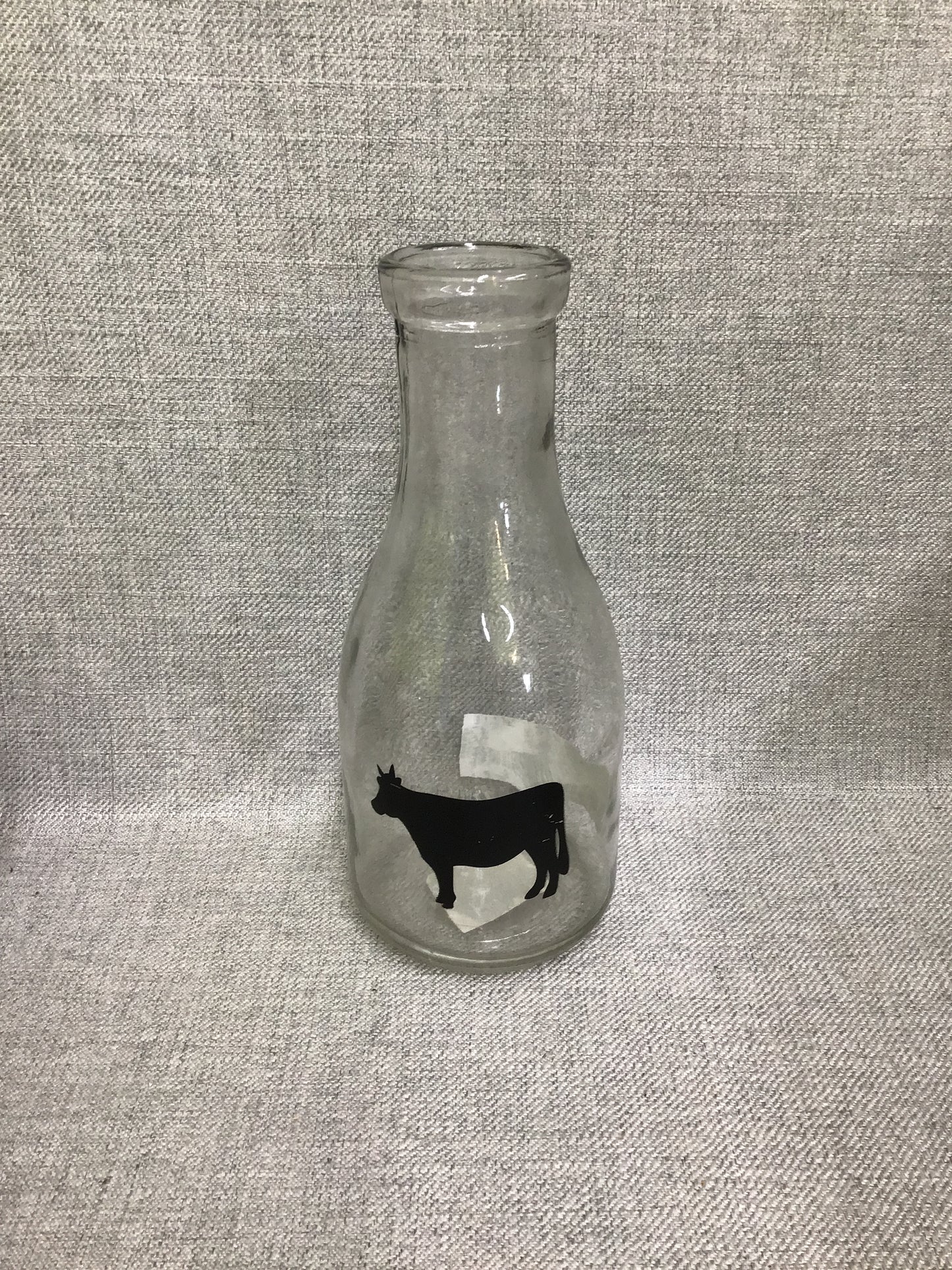 New! Glass Milk Jar