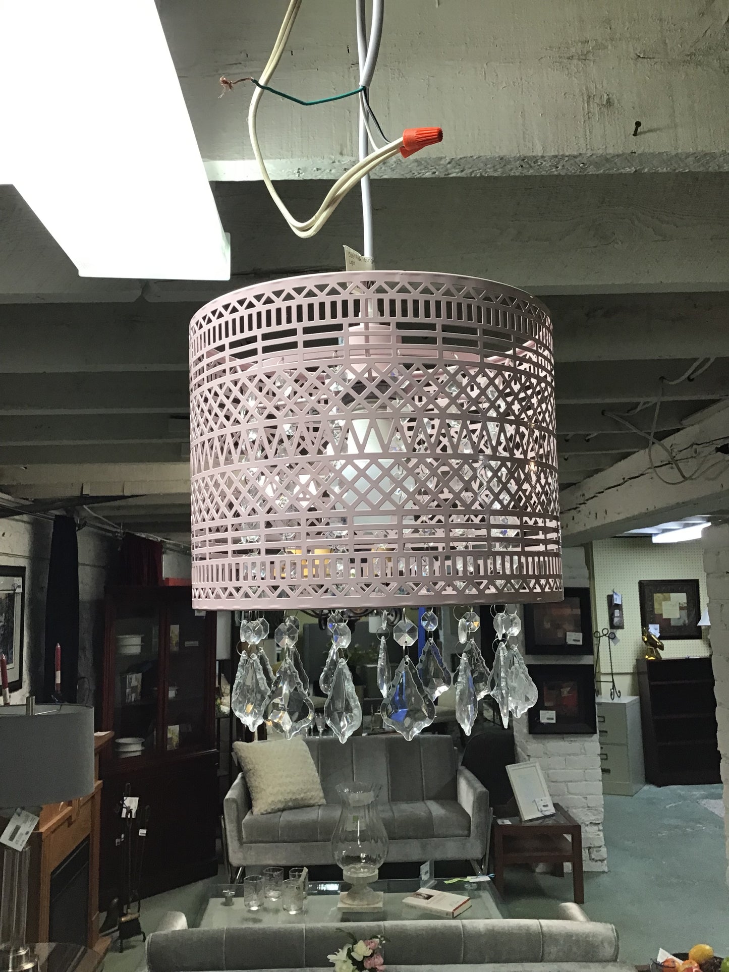 Cute! Pink Hanging Light