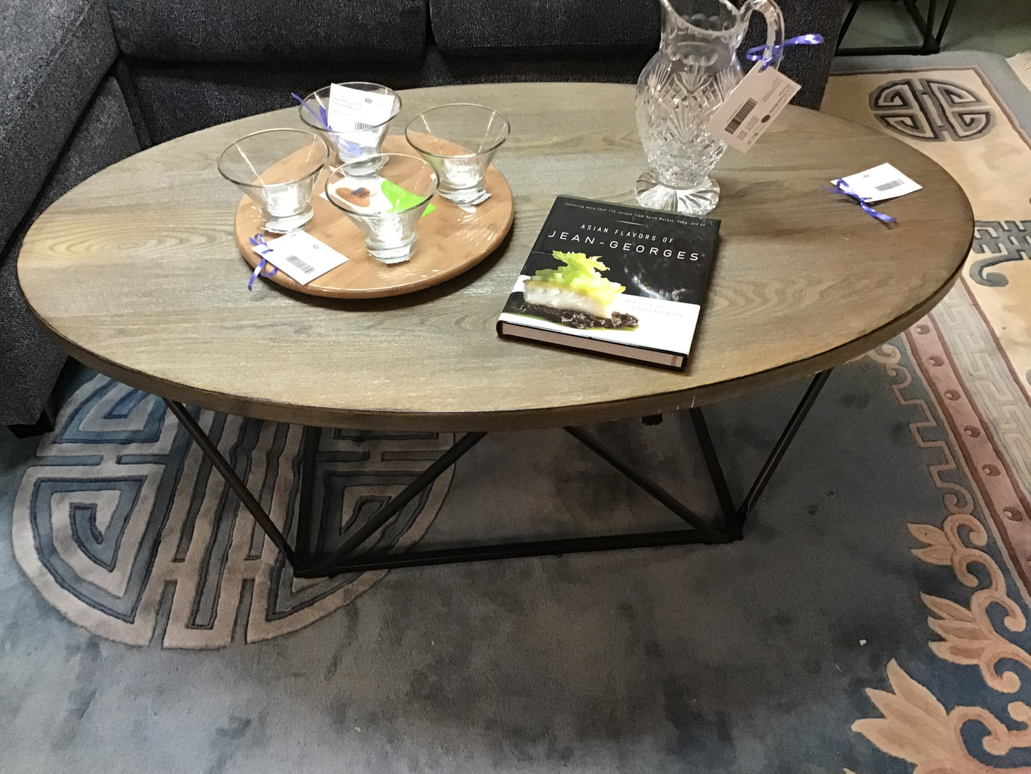 'Neimhurst' Modern Oval Coffee Table