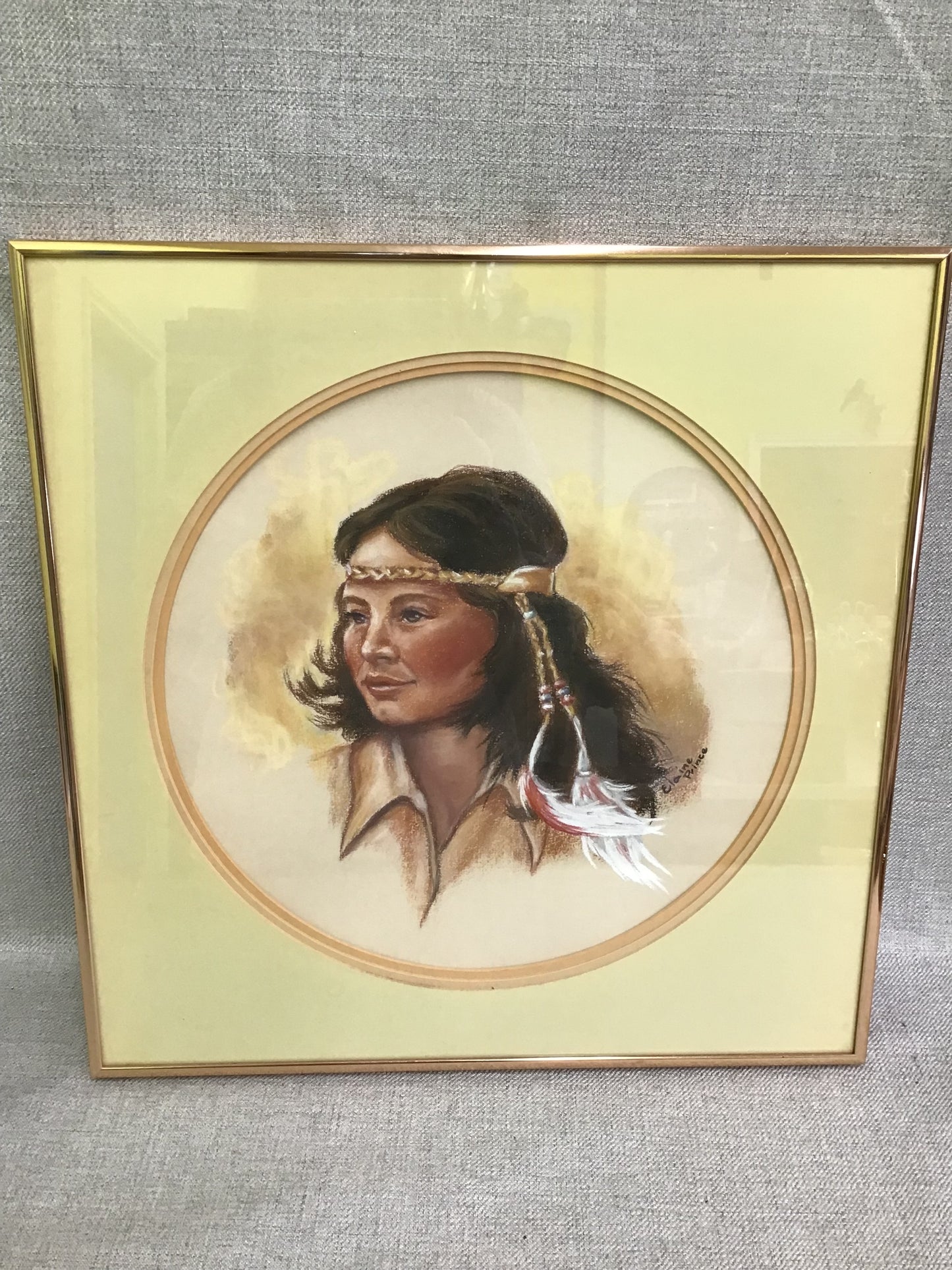 Framed Original Elaine Prince Pastel Artwork