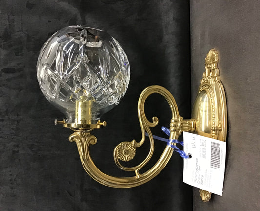 Waterford Lismore Crystal 1 Arm Sconce