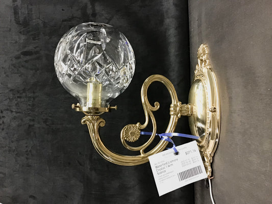 Waterford Lismore Crystal 1 Arm Sconce