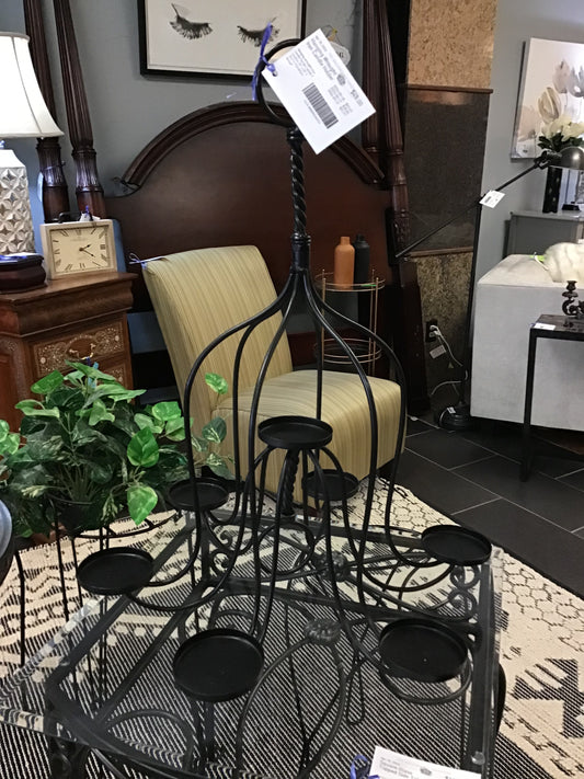 Hanging Wrought Iron Candle Holder