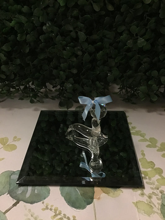 Swarovski Crystal Figurine- Seal Balancing Ball
