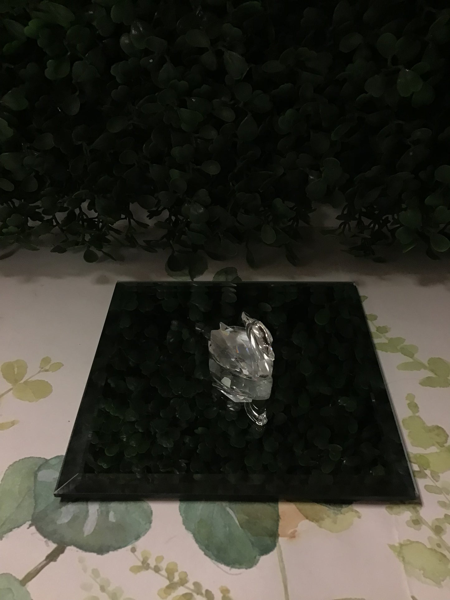Swarovski Crystal Figurine- Miniature Swan